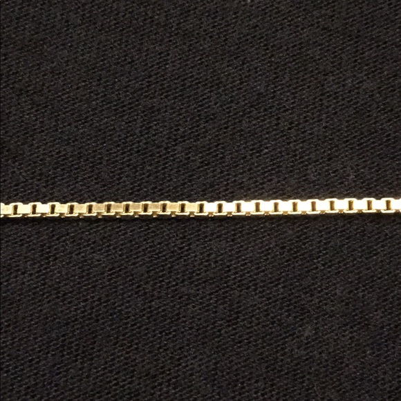 Gold Chain 14k Gold Vermeil Box Chain 20in 2mm - Picture 2 of 3